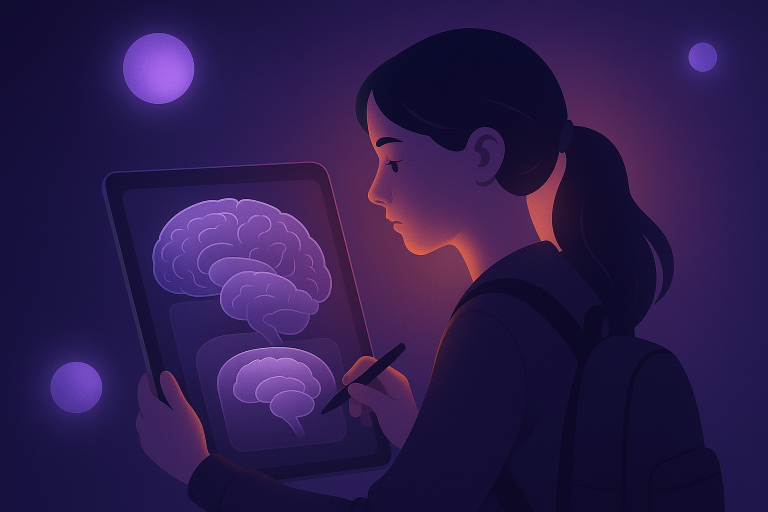 schéma illustrant les trois systèmes de mémoire humaine (travail, épisodique, sémantique) représentés comme des zones distinc